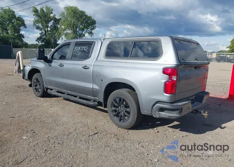 2021 Chevrolet Silverado 1500 4Wd Short Bed Custom из США, поврежденный, VIN 1GCPYBEK5MZ422702